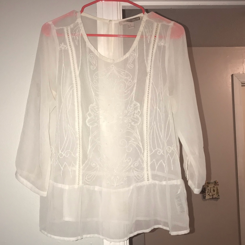 Sheer blouse
